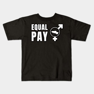 US Women's Soccer Team Deserves Equal Pay Kids T-Shirt